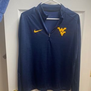 Nike WVU Women’s quarter zip Dri-fit